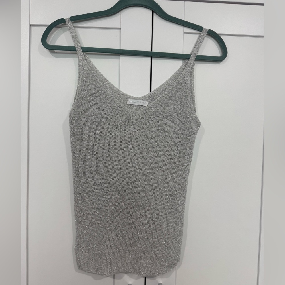 Made in Italy Silver Women's Tank Top